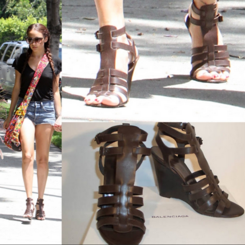 SOLD Balenciaga Arena Gladiator Wedge